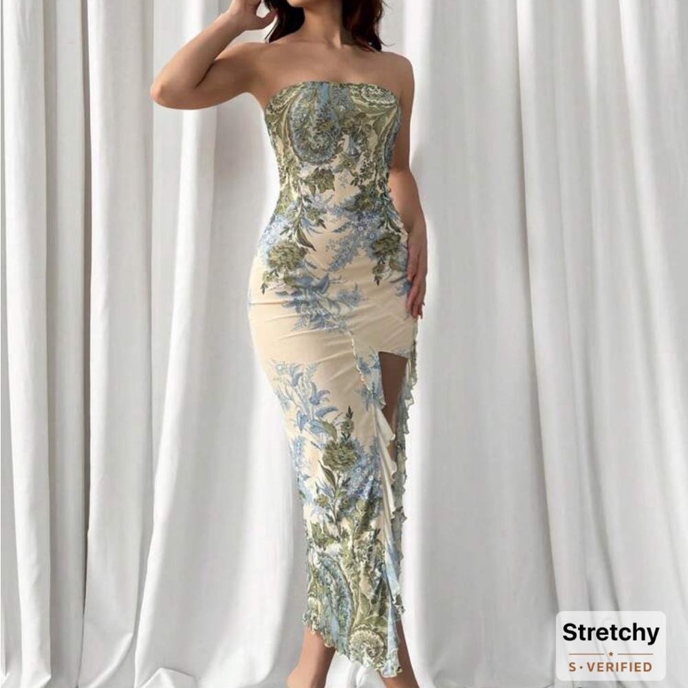 Floral Print Women's Dress